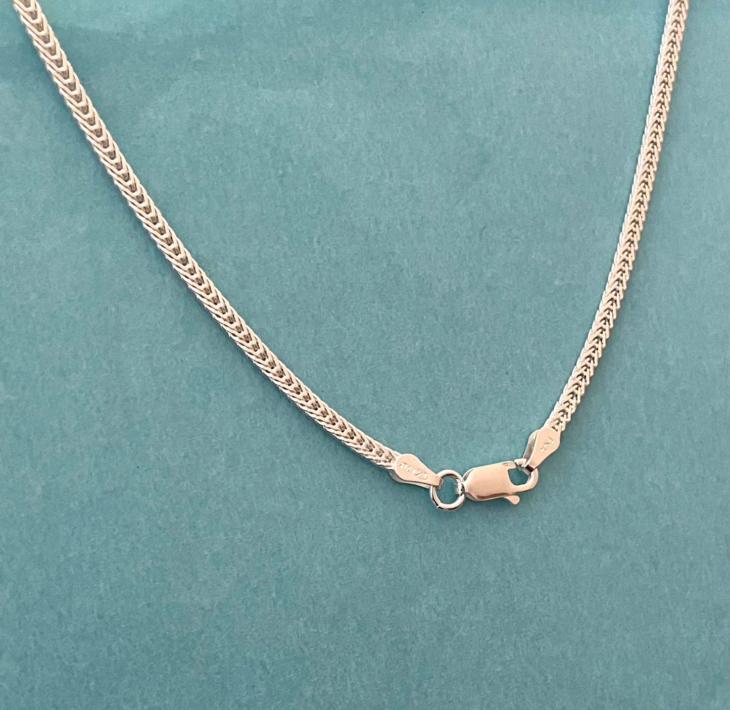 A Limited Summer Edition Foxtail Flower Necklace Solid 925 Sterling Silver Italy