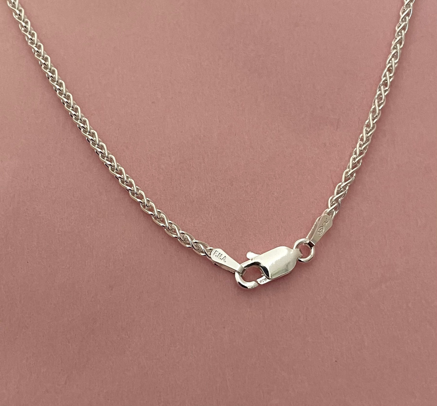 A Limited Edition Clover Necklace Solid 925 Sterling Silver Italy