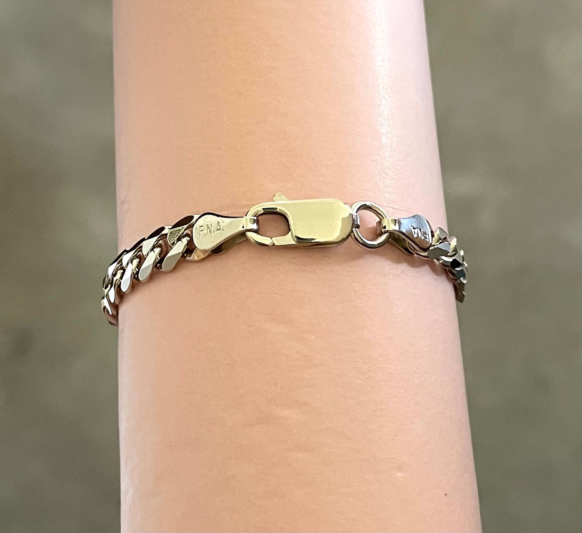 Bracelet Classic Curb Thick Link Solid 925 Sterling Silver Italy