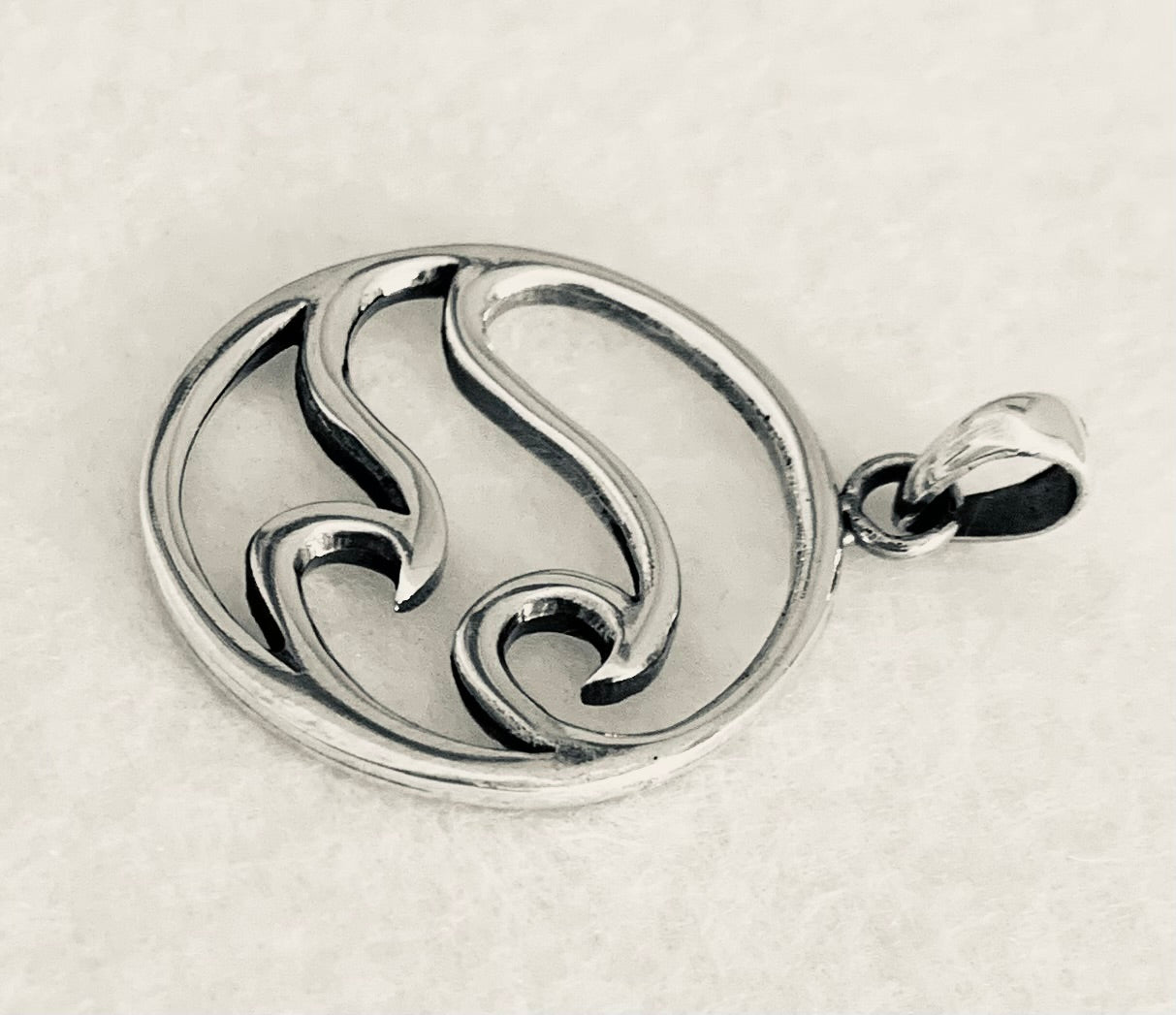 A Limited Summer Edition Foxtail Waves Necklace Solid 925 Sterling Silver Italy