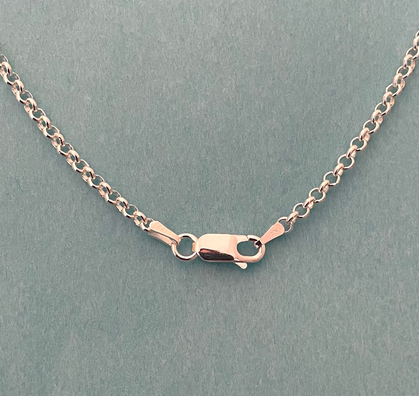 A Limited Summer Edition Daisy Rolo Necklace Solid 925 Sterling Silver Italy