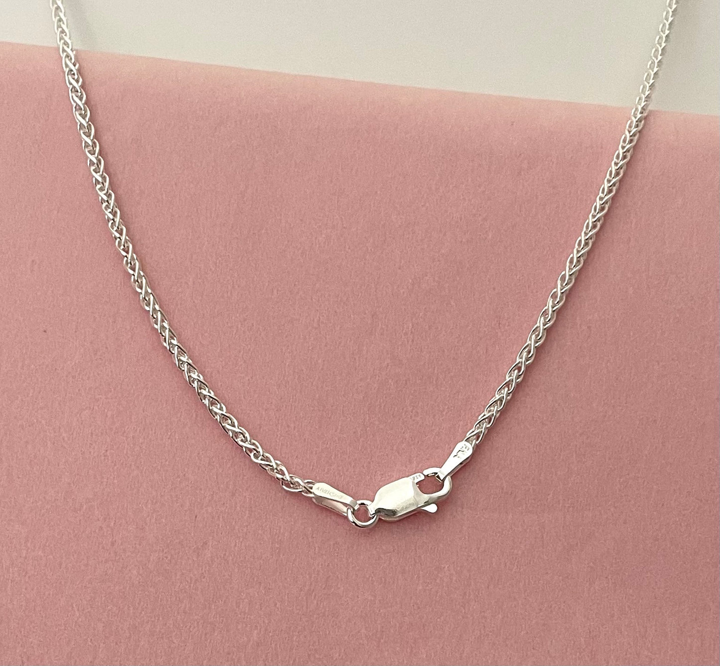 Dog Necklace Solid 925 Sterling Silver Italy