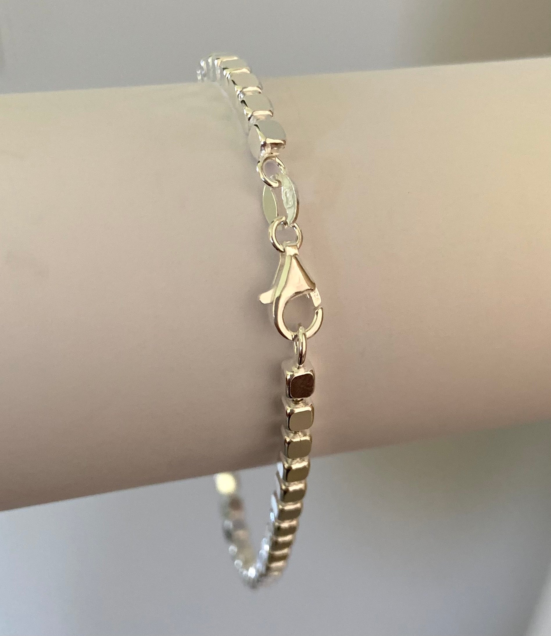 Bracelet-Cubes-Solid-925-Sterling-Silver-Italy-6