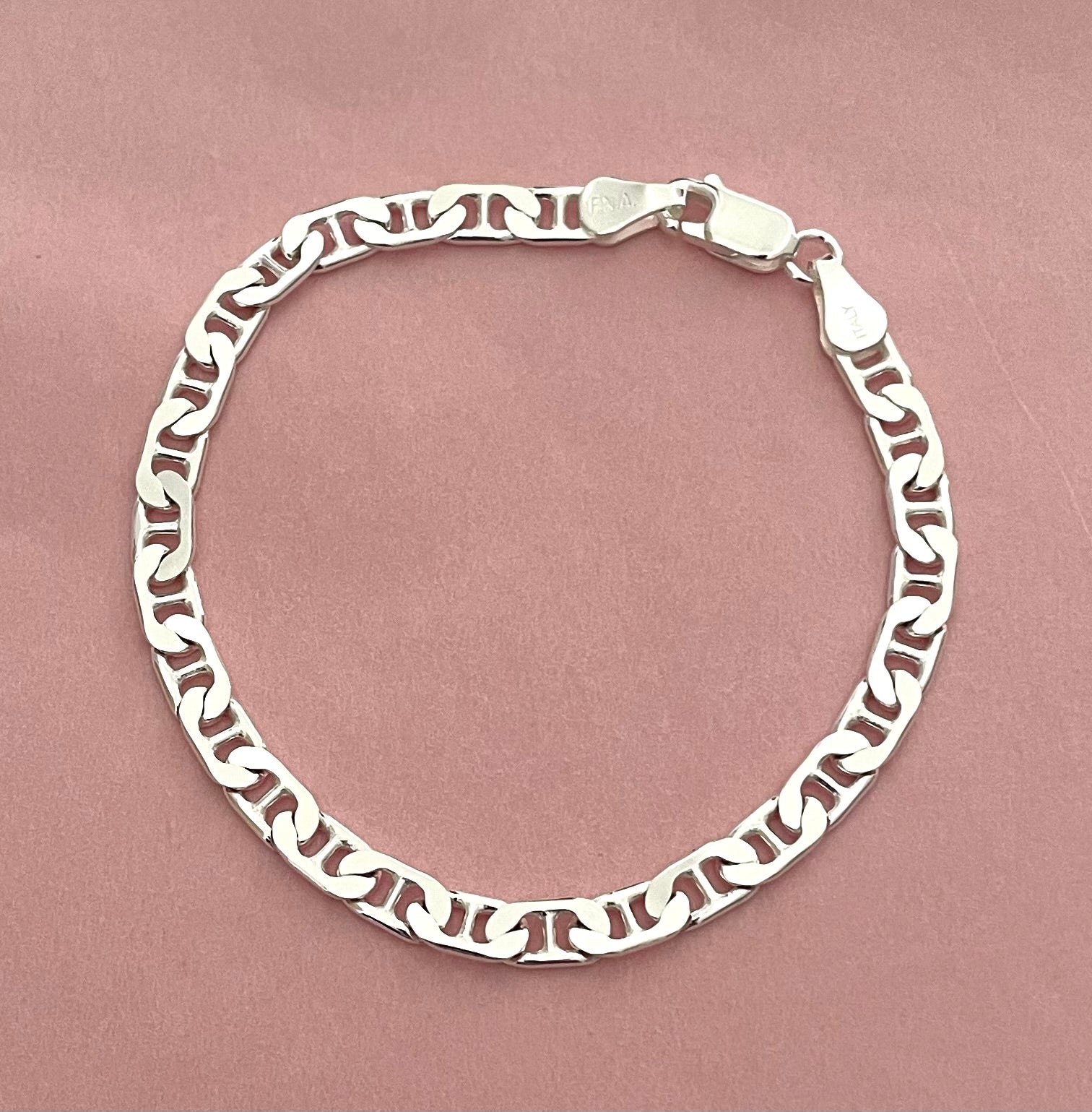 sterling silver gucci marine bracelet