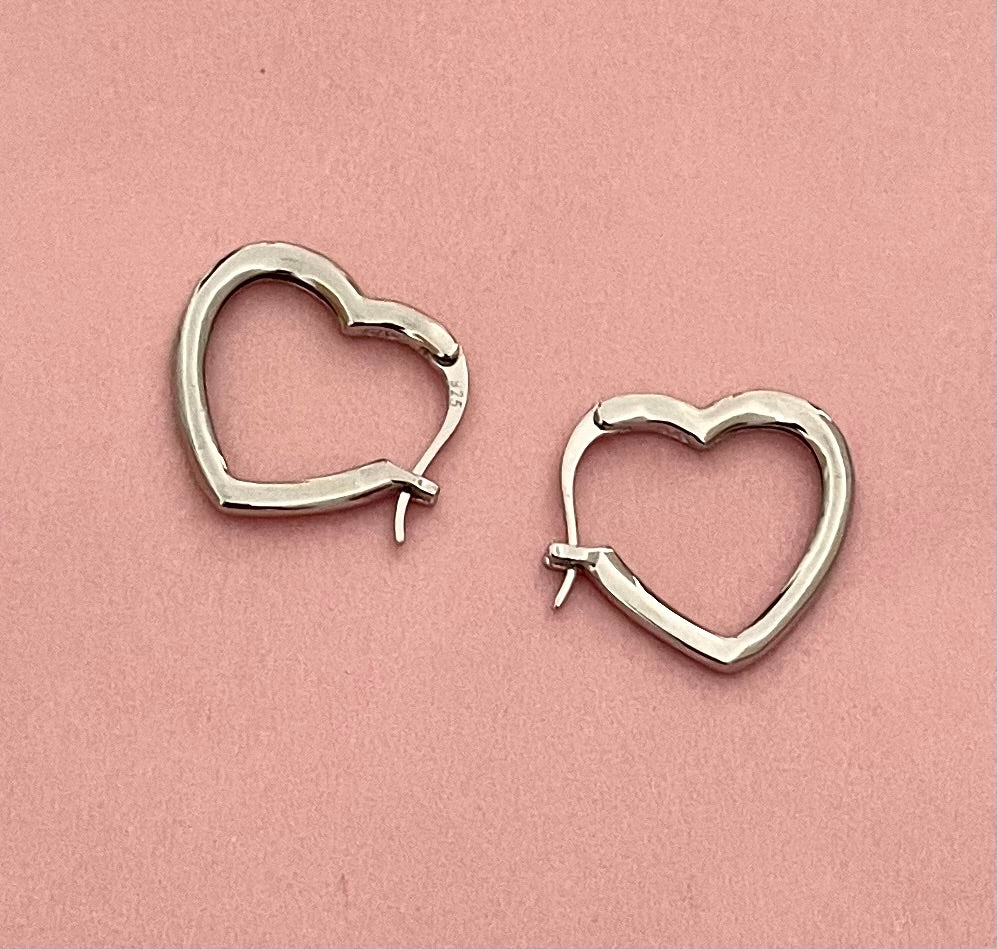 Earrings-Heart-Hoops-Solid-925-Sterling-Silver-2