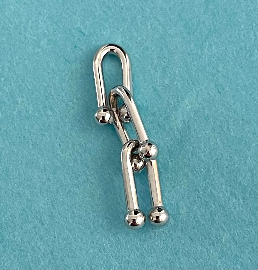 Amazing U-Link Pendant 925 Solid Sterling Silver