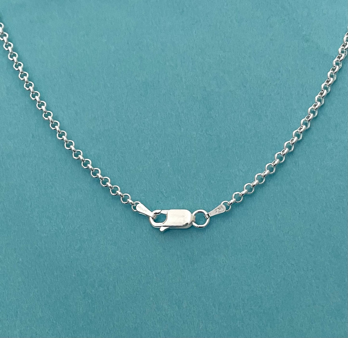 Green Malachite Clover Necklace Solid 925 Sterling Silver Italy