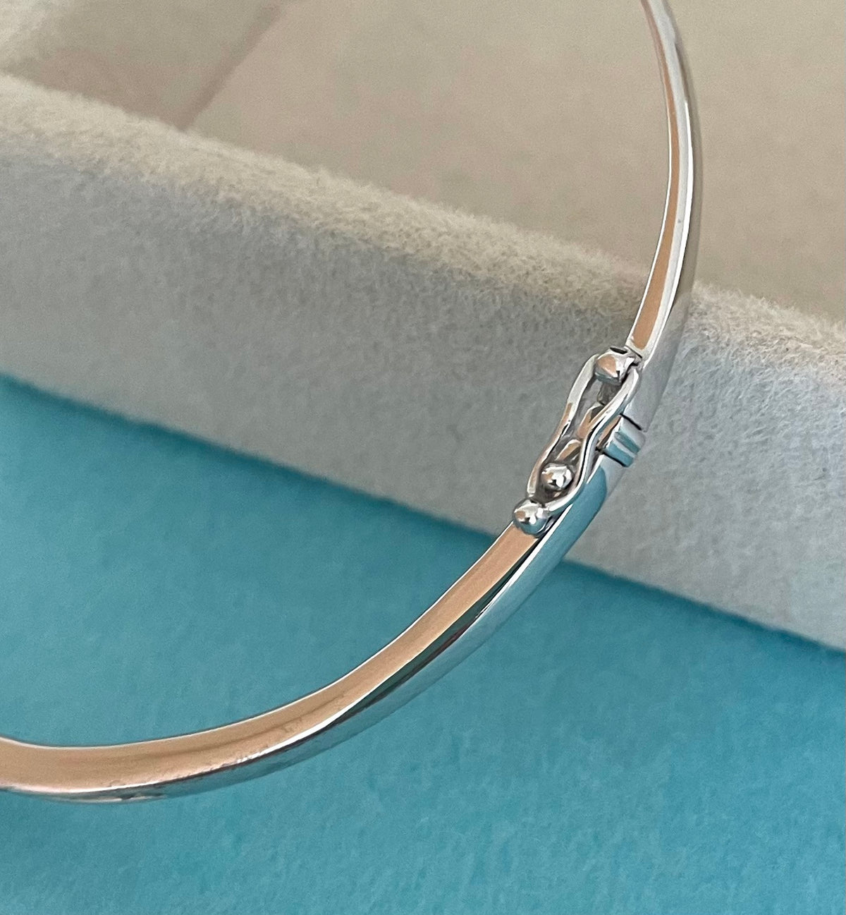 Wonderful Estate Bangle .50cts Diamonds In 10K White Gold