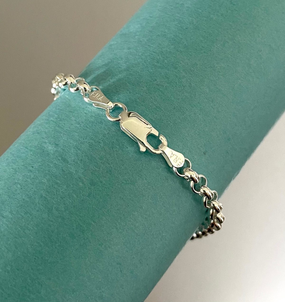 A Special Edition Clover Bracelet Solid 925 Sterling Silver Italy