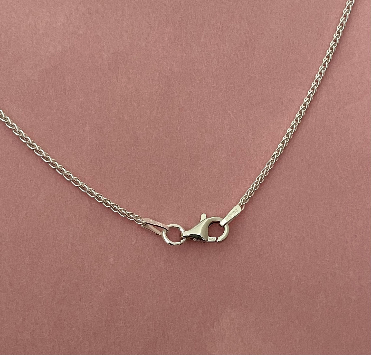 'To The Moon And Back' Necklace Solid 925 Sterling Silver Italy